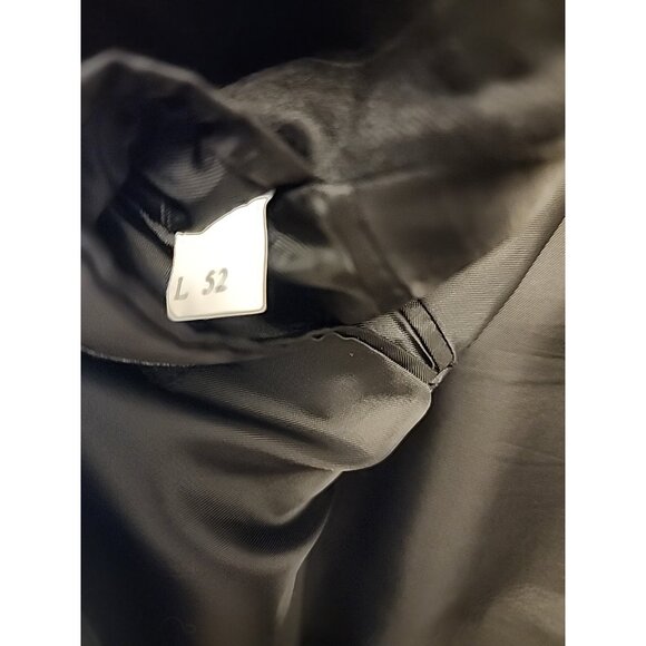 JONES New York 52 LONG Wool + Cashmere Mens Sport suit Jacket Blazer gray stripe - Picture 4 of 6